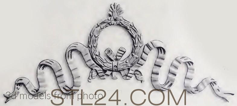 Ribbons (RIBBON_0042 -  | 3D model 3DSMAX / OBJ / STL) 3D model for CNC machine